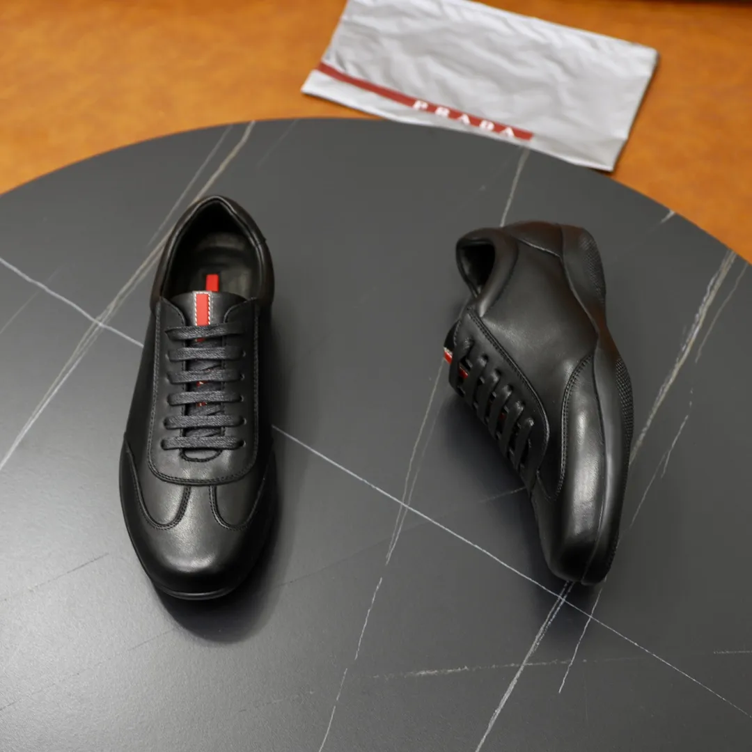 Men's shoes💰600💰Top original order Brand: PRADA (Prada) Standard code: Men's code 38/44 (45 can be customized) Grade: Same as the official website Material: Original cowhide surface, cowhide lining, original wear-resistant soft outsole Style category: casual sports shoes, young fashion, European and American trends, British style Color: actual picture color